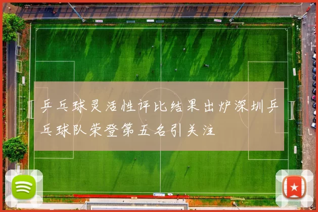 乒乓球灵活性评比结果出炉深圳乒乓球队荣登第五名引关注